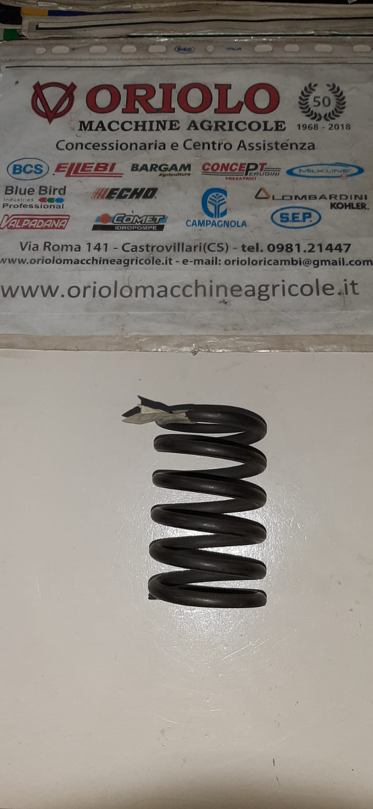 MOLLA FRIZIONE DIAM. 60 X H=92 MM