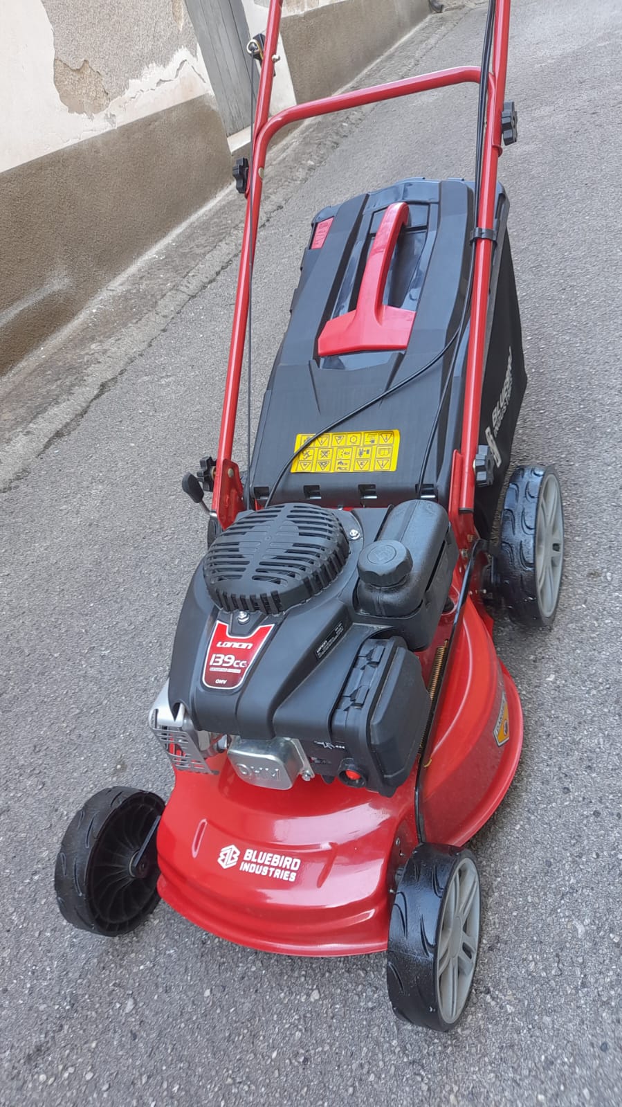 RASAERBA PROFESSIONALE TAGLIO 46 Cm MOTORE LONCIN SEMOVENTE